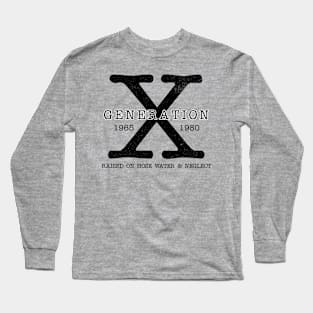 Generation X dark mode Long Sleeve T-Shirt